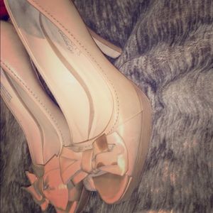 Cream colored heels!